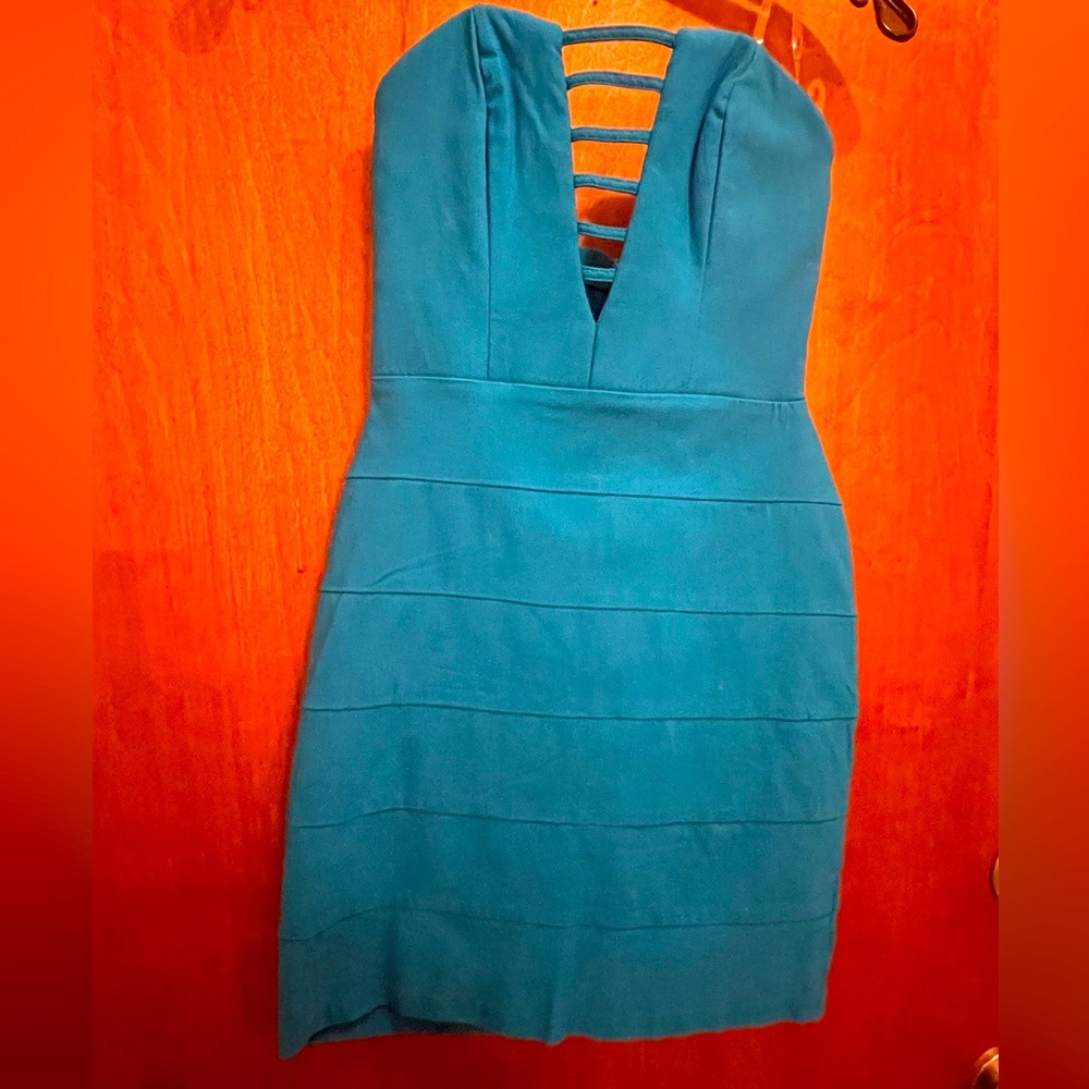 Blue Mini Dress